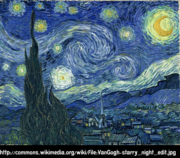 Creation of starry starry light: Step 2